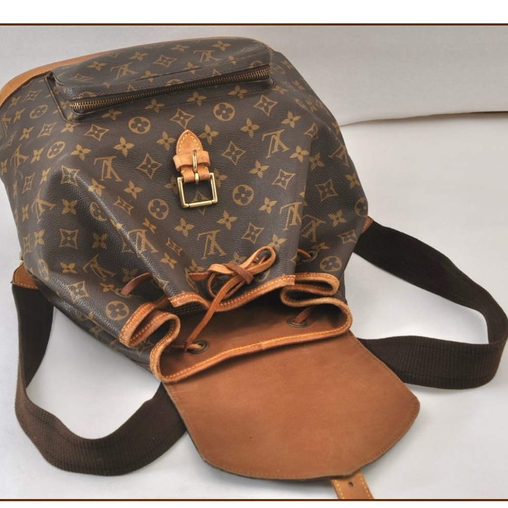 Louis Vuitton Brown Monogram Backpack - Picture 4 of 11